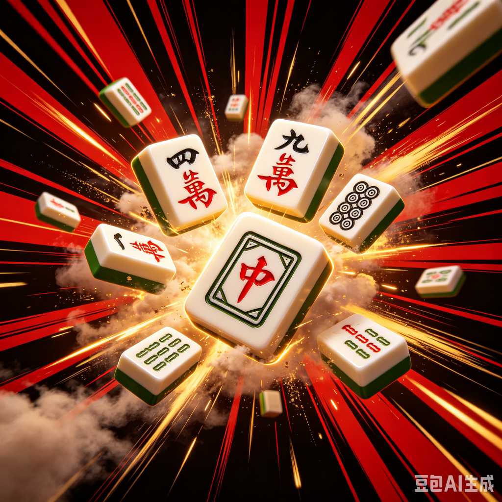 bright print mahjong tiles