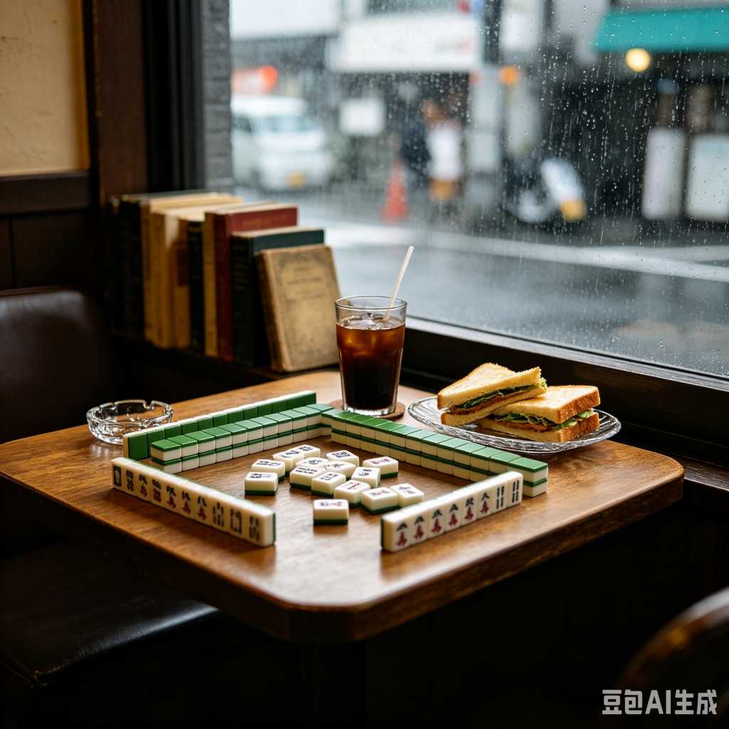 modern oriental mahjong set